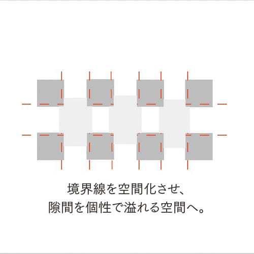 本で繋がる街の家 -「伱間」がつなぐ、本と人と街 -